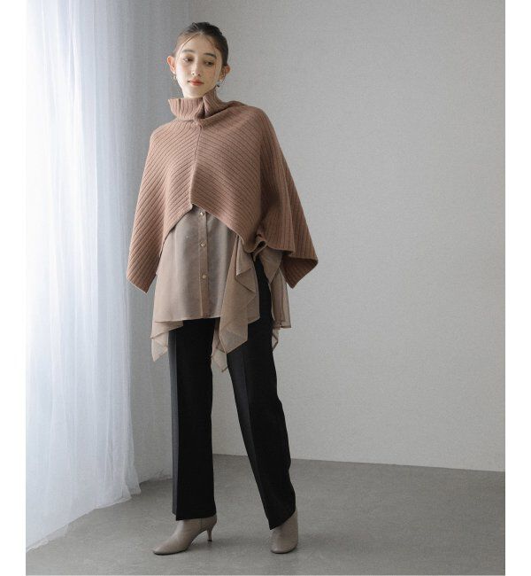  「many way ウールケープストール」|ストール|