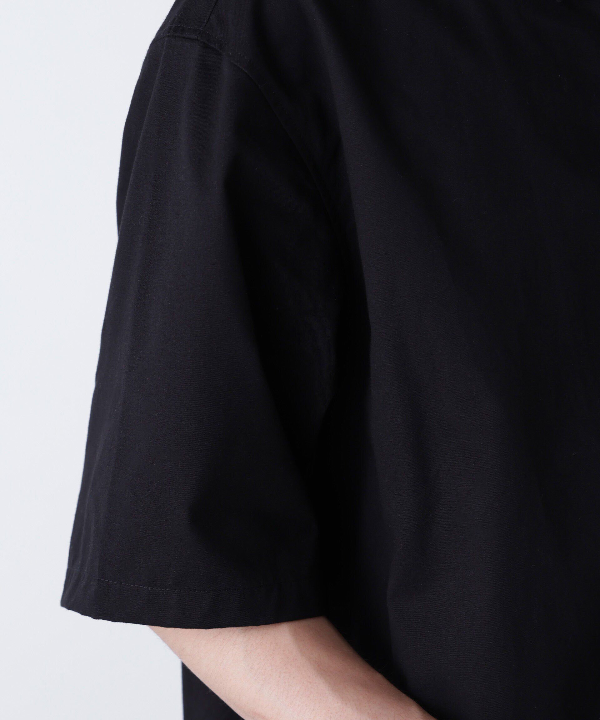 nano･universe「ピーチスキンジップアップシャツ」|シャツ・ブラウス|