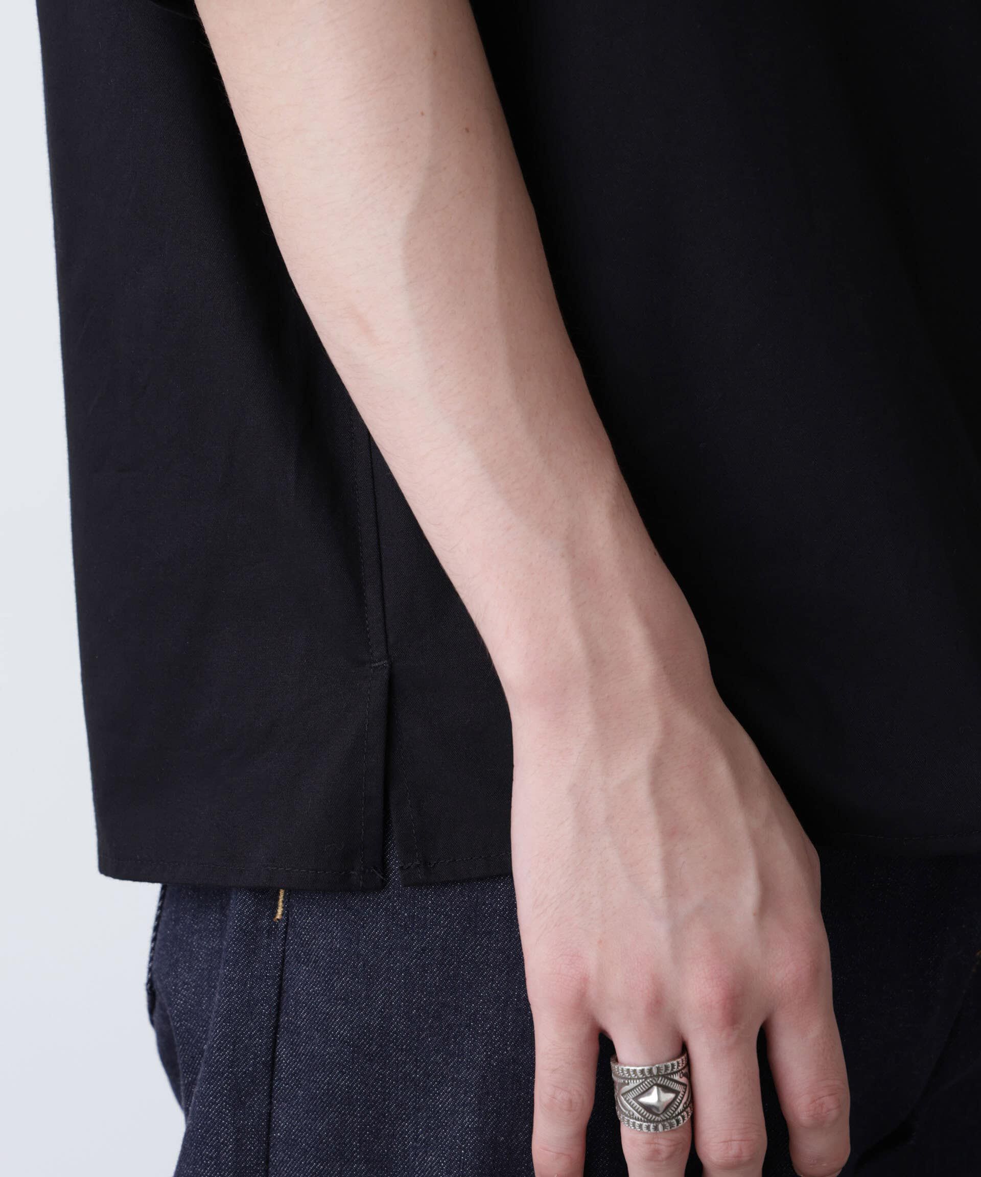 nano･universe「ピーチスキンジップアップシャツ」|シャツ・ブラウス|