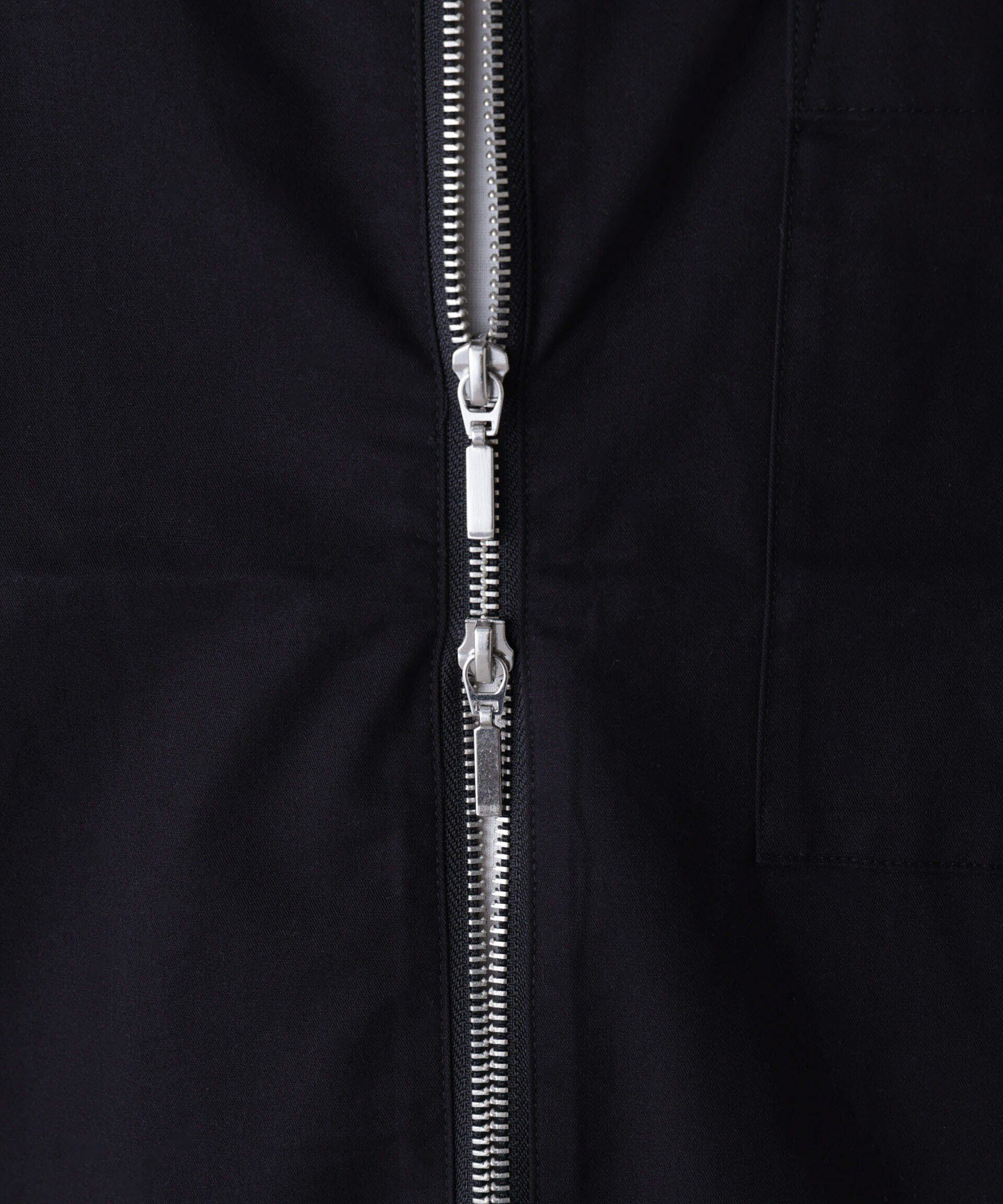 nano･universe「ピーチスキンジップアップシャツ」|シャツ・ブラウス|