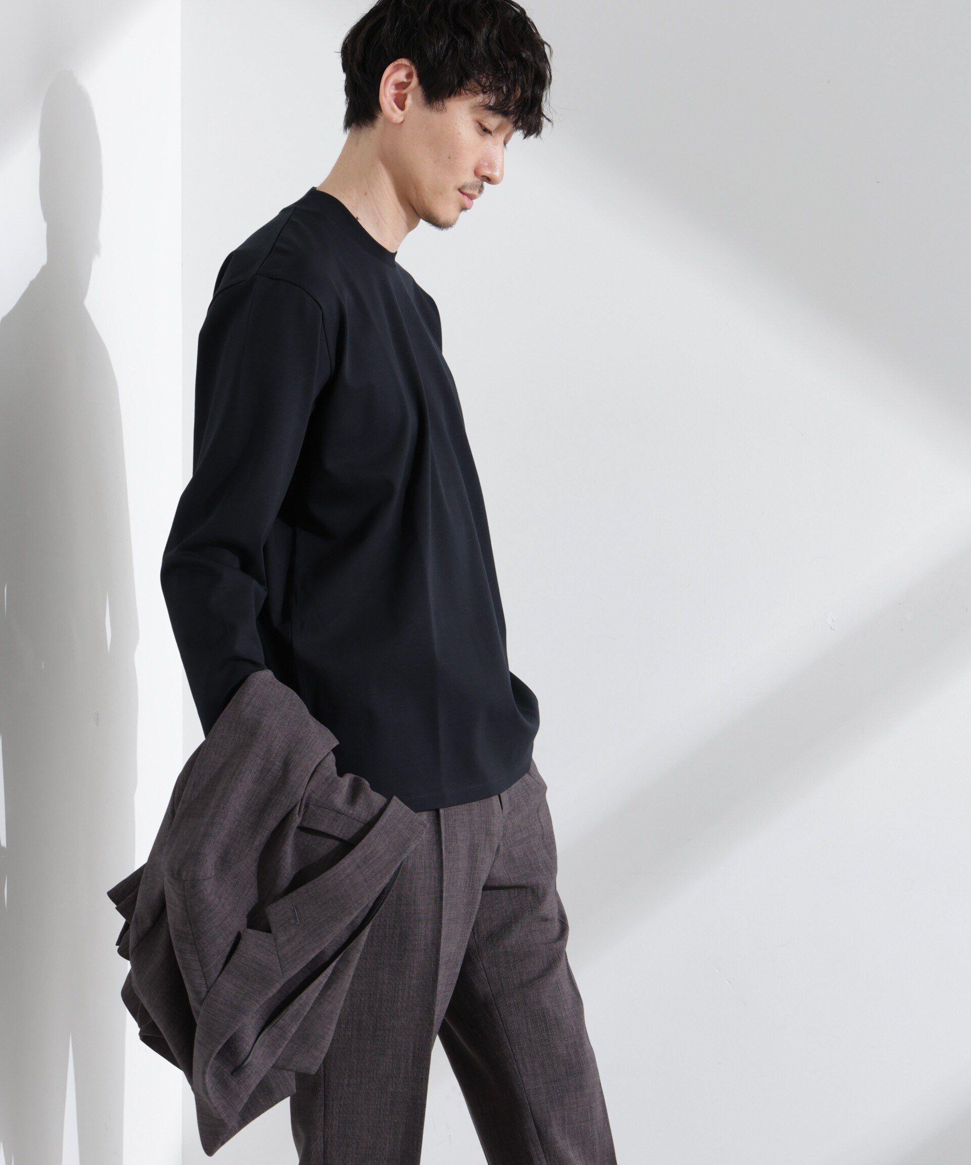  「ジャケT(R) プレミアム クルーネック 長袖」|Tシャツ・カットソー|