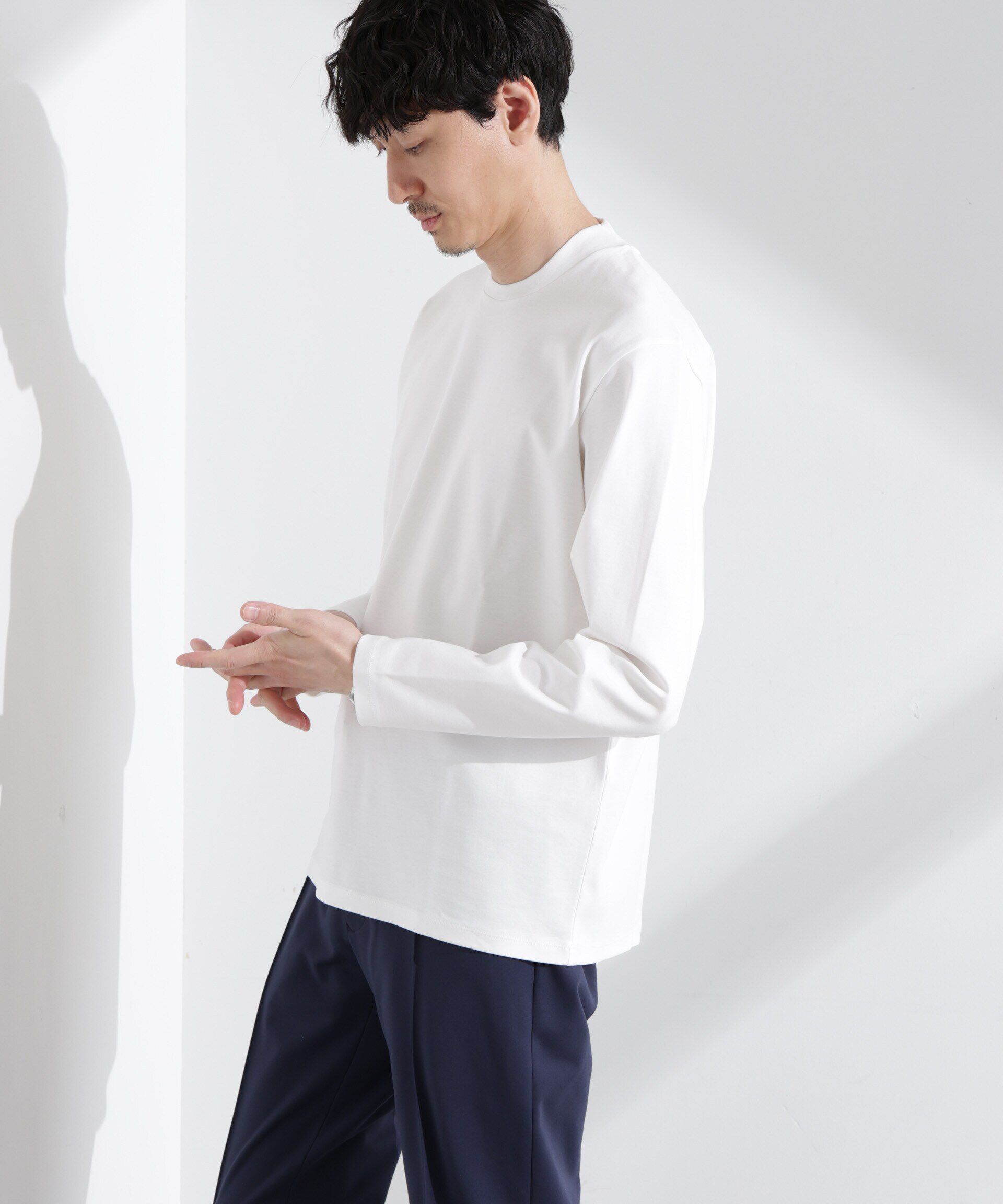  「ジャケT(R) プレミアム クルーネック 長袖」|Tシャツ・カットソー|