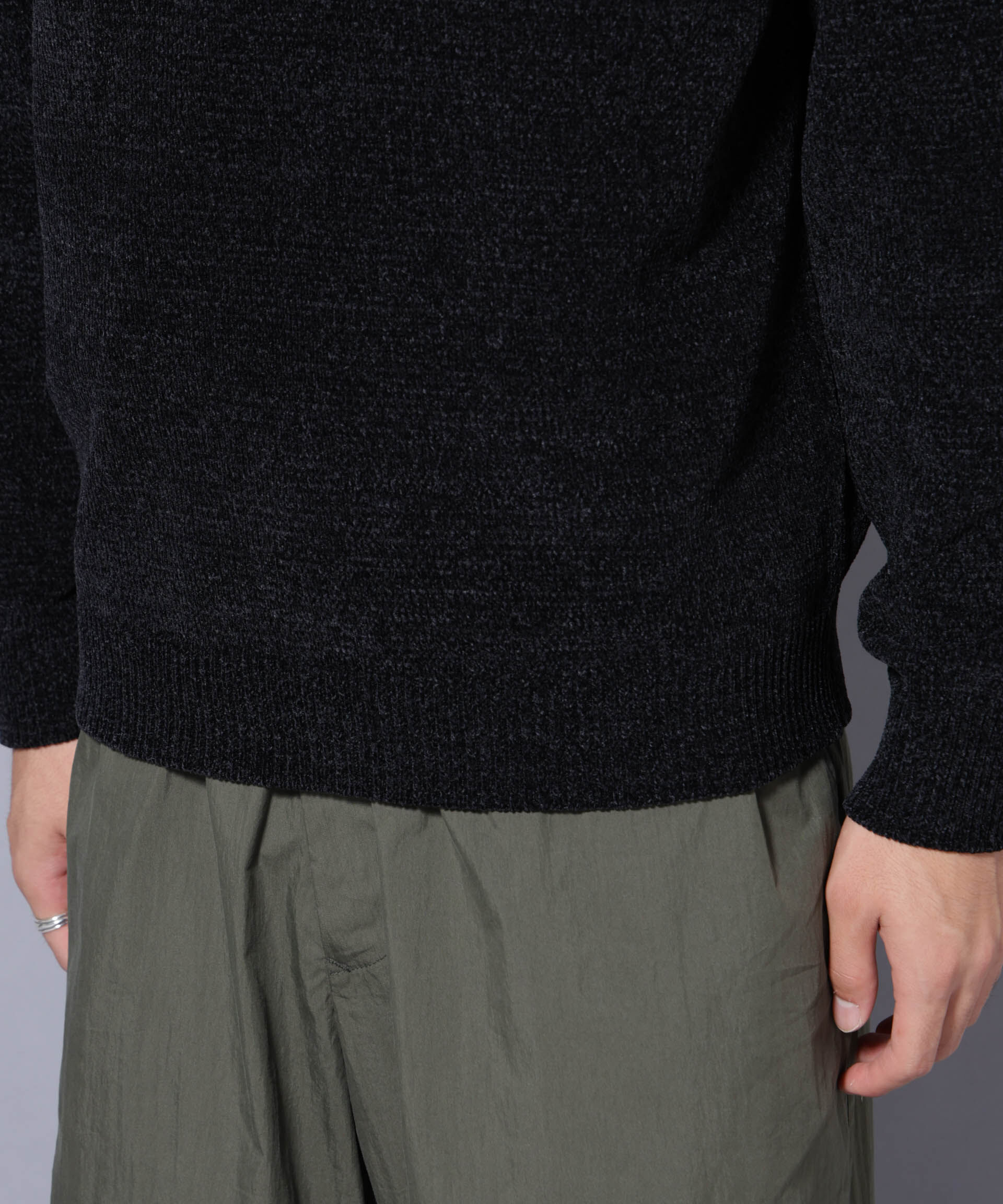 nano･universe「ナノベアモールニットクルーネック 1」|ニット・セーター|