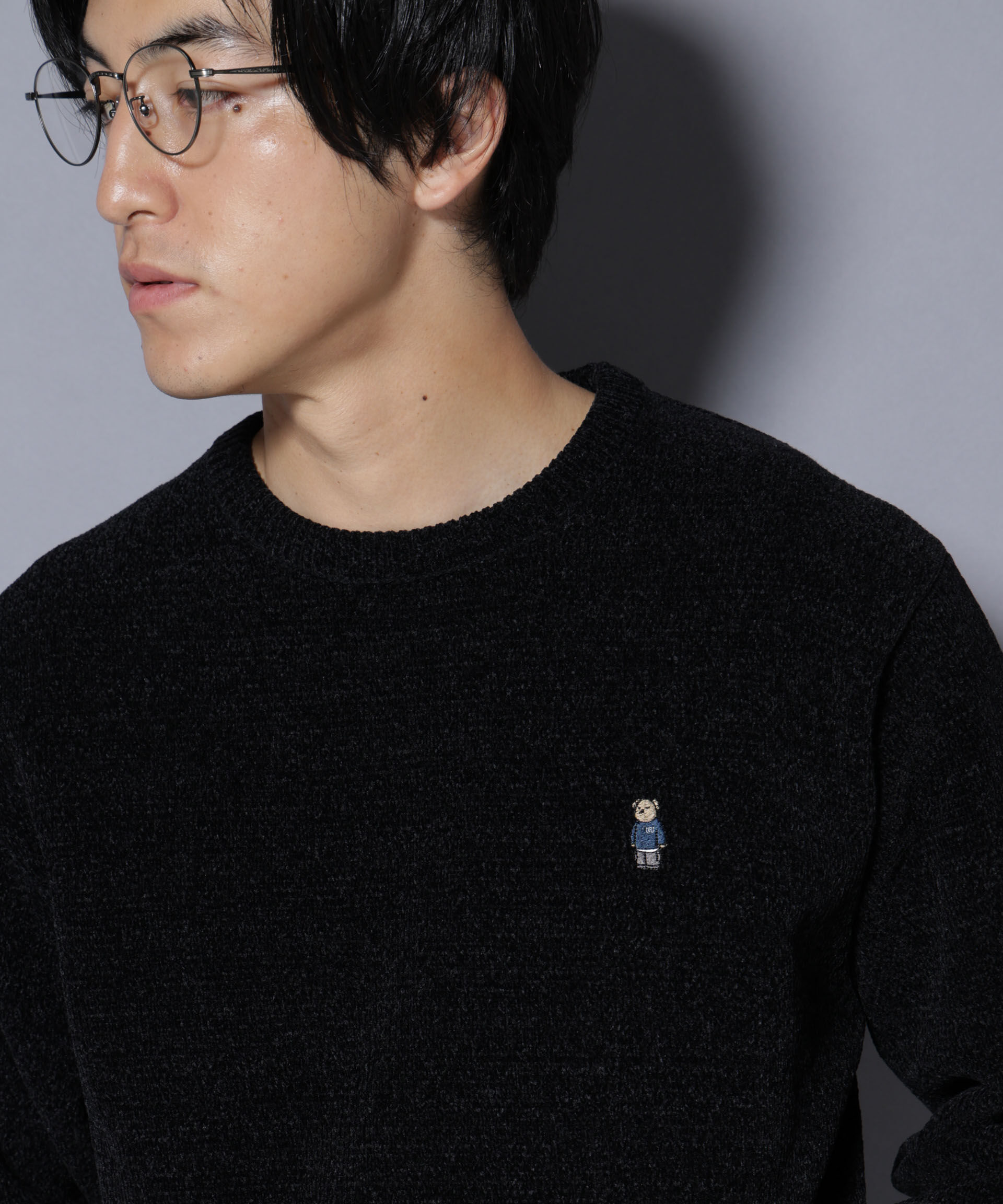 nano･universe「ナノベアモールニットクルーネック 1」|ニット・セーター|
