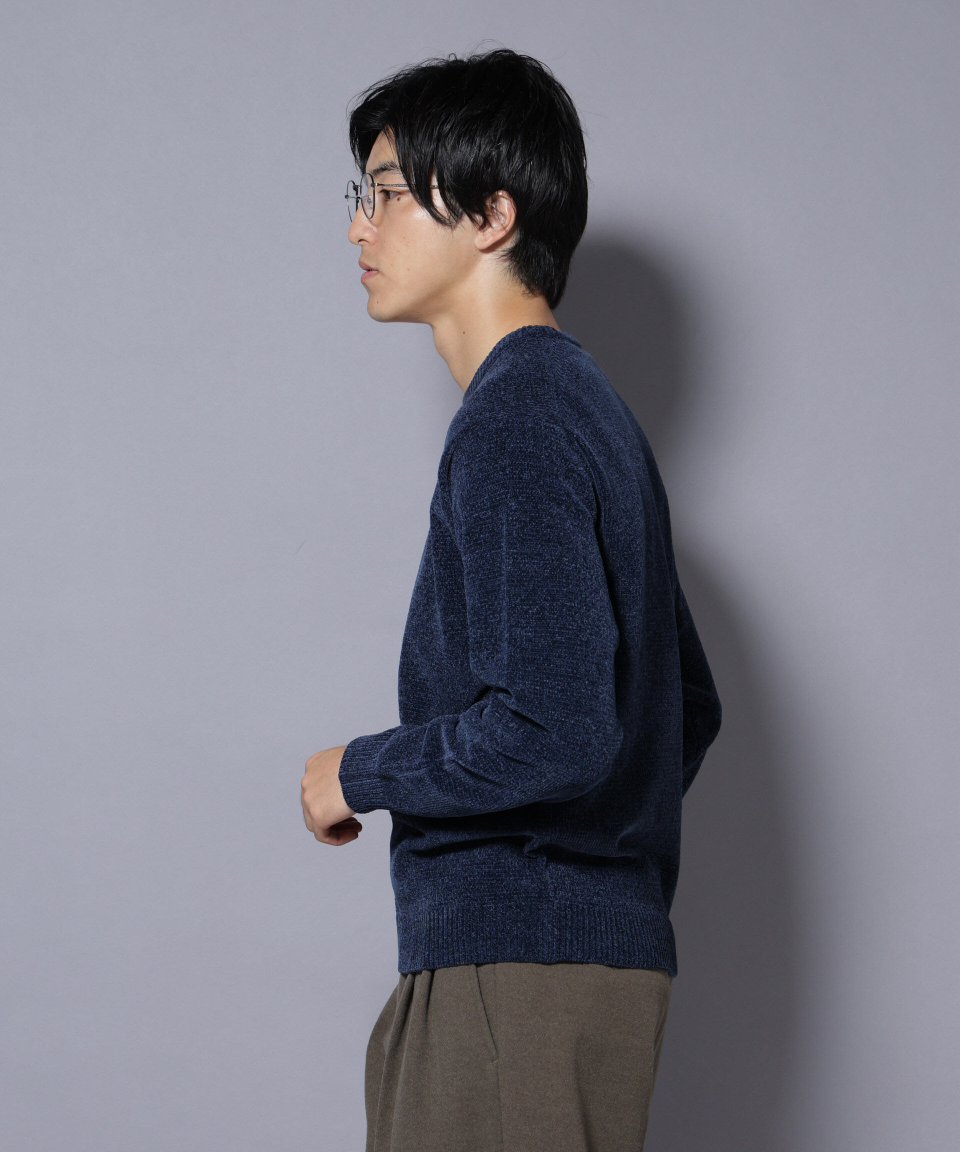 nano･universe「ナノベアモールニットクルーネック 1」|ニット・セーター|