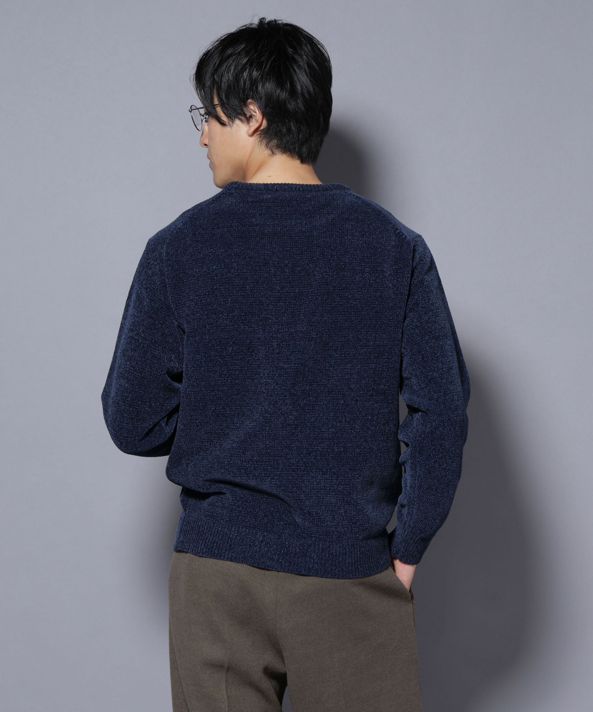 nano･universe「ナノベアモールニットクルーネック 1」|ニット・セーター|