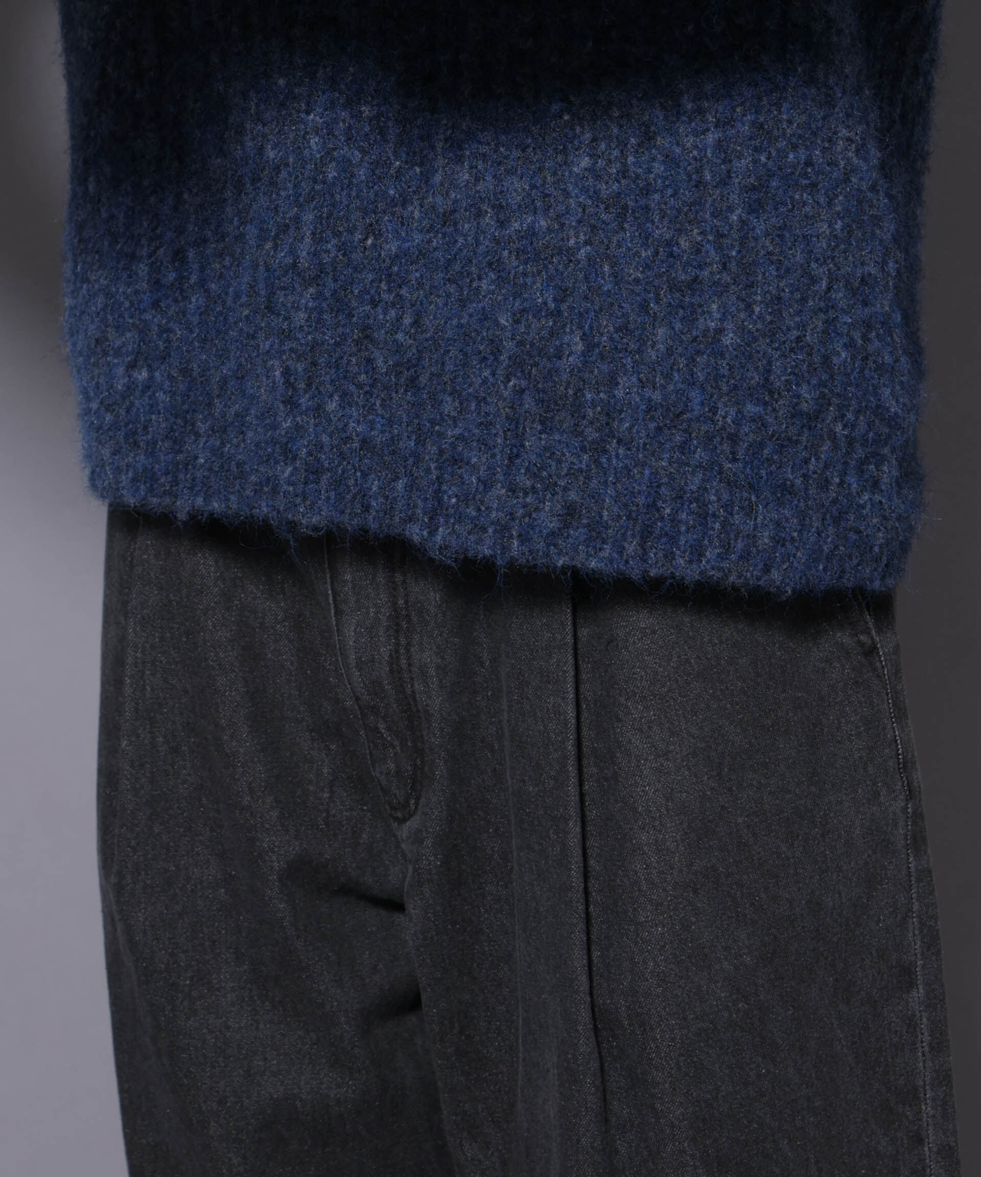 nano･universe「ウールミックスローゲージニット」|ニット・セーター|