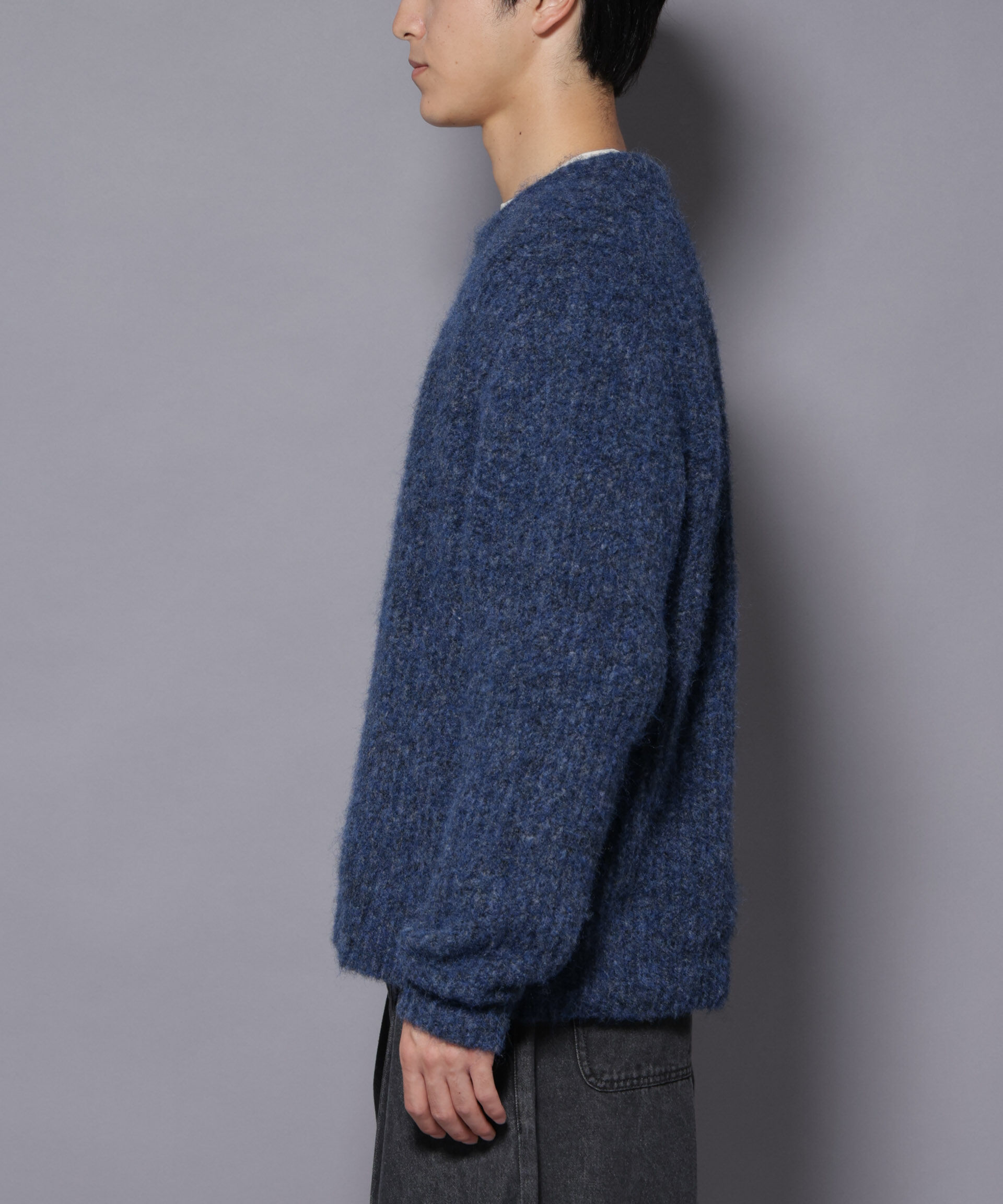 nano･universe「ウールミックスローゲージニット」|ニット・セーター|