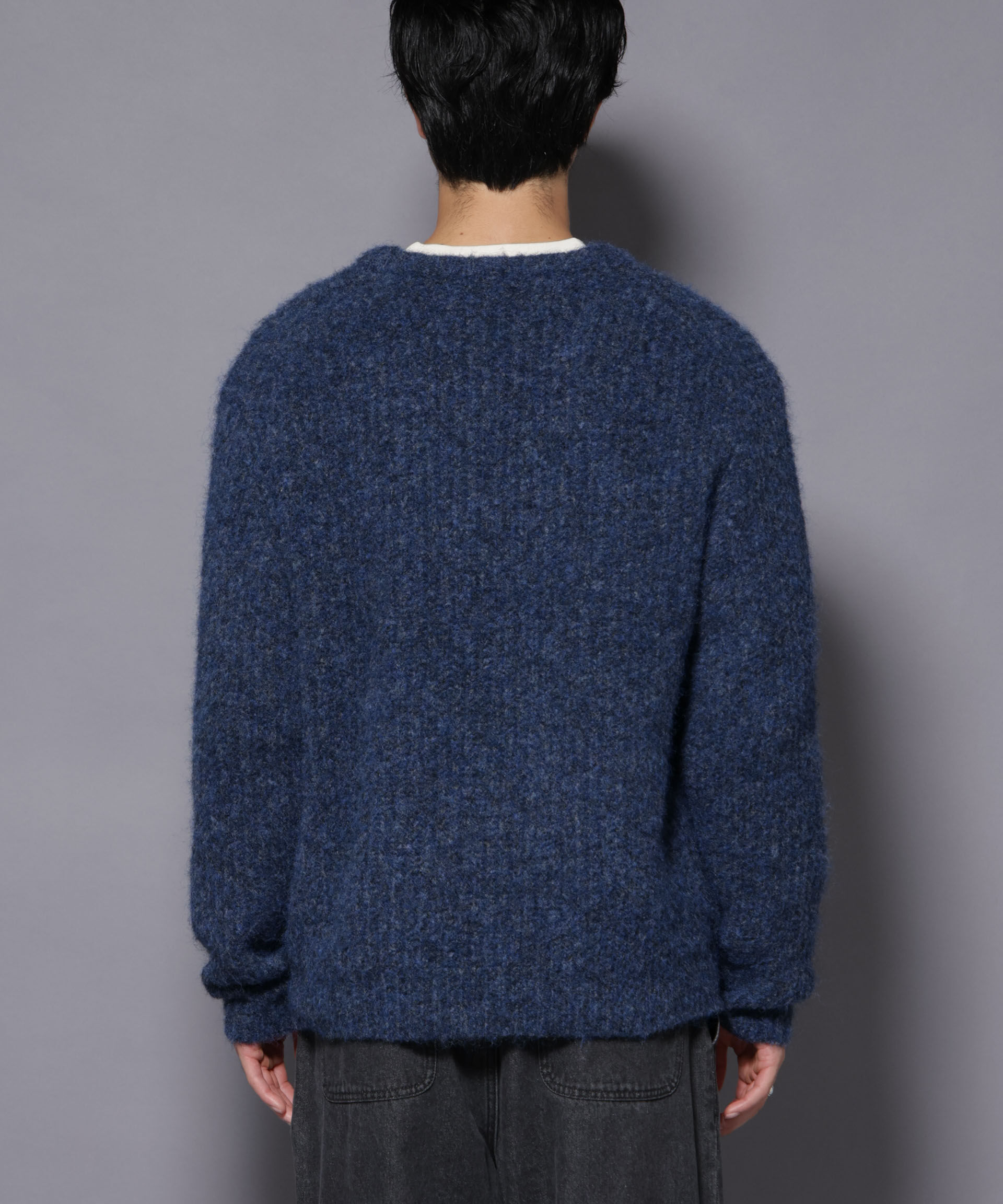 nano･universe「ウールミックスローゲージニット」|ニット・セーター|