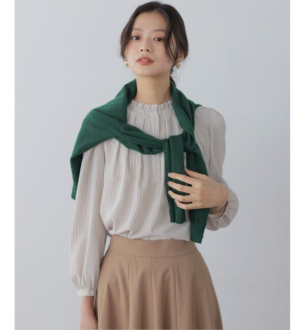 組曲「ライトデシンフリル襟 ブラウス」|シャツ・ブラウス|