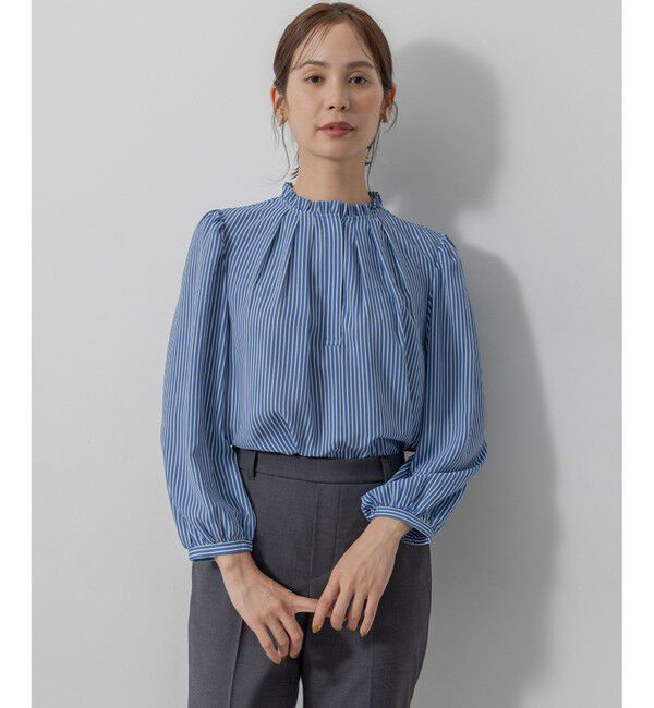 組曲「ライトデシンフリル襟 ブラウス」|シャツ・ブラウス|
