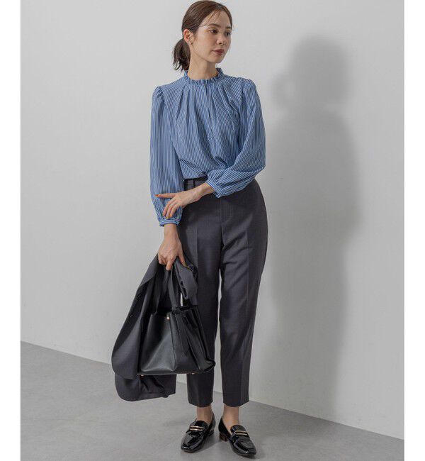 組曲「ライトデシンフリル襟 ブラウス」|シャツ・ブラウス|