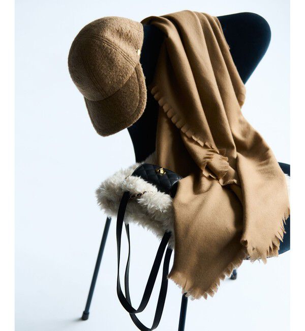 23区「【LEE掲載】ピュアカシミヤ フリンジ ストール」|ストール|