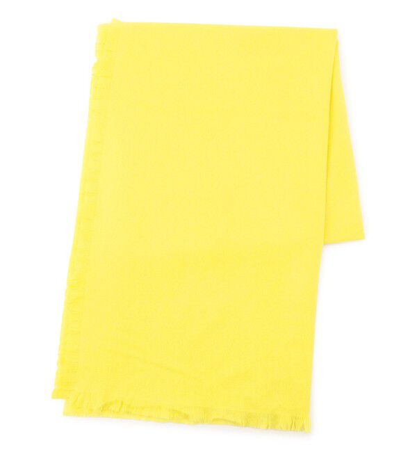 23区「【LEE掲載】ピュアカシミヤ フリンジ ストール」|ストール|イエロー系