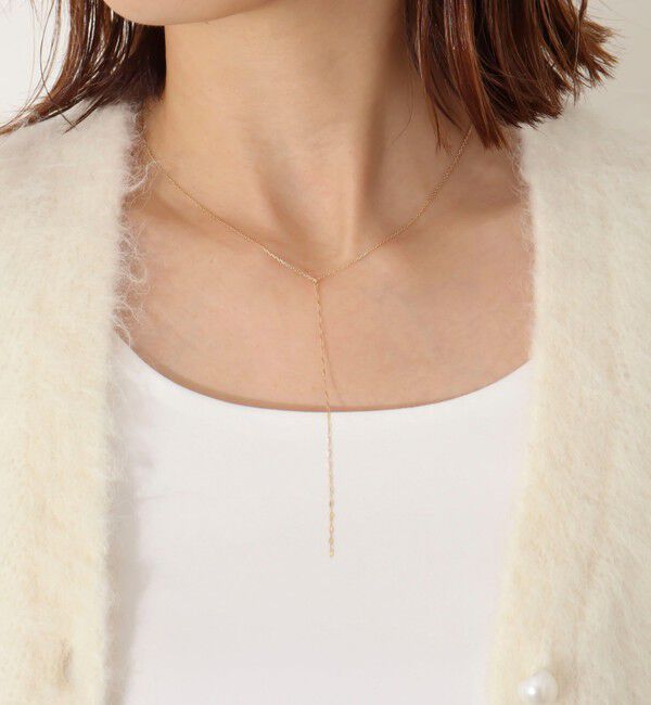grace grace「【grace grace/グラスグラス】10ＫY字ネックレス」|ネックレス|
