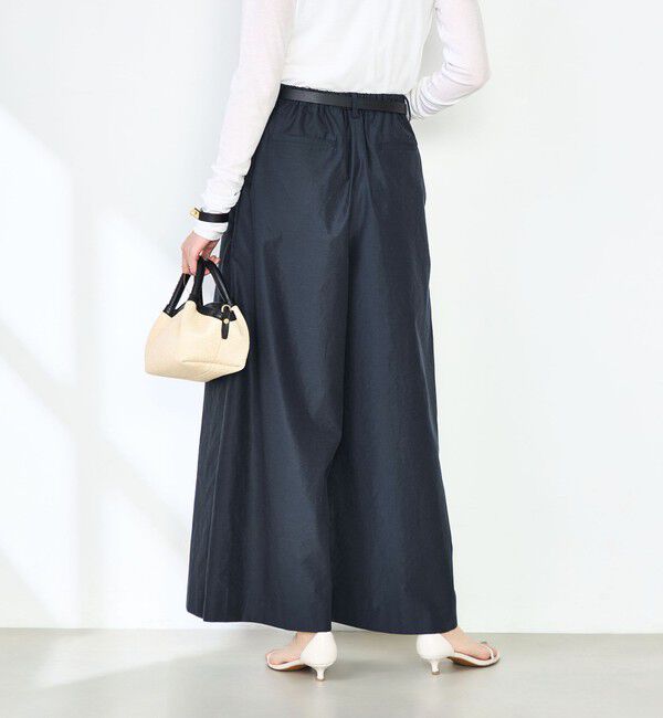 NOLLEY'S「ウォッシャブルエクセルテックタンブラー2タックワイドパンツ」|その他|