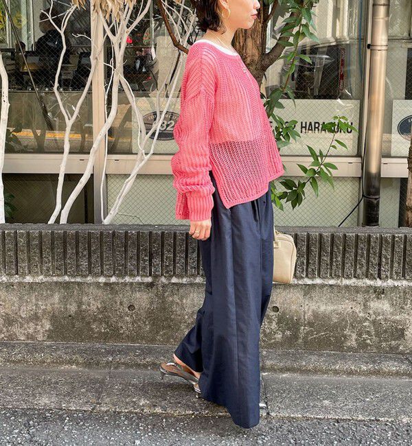 NOLLEY'S「ウォッシャブルエクセルテックタンブラー2タックワイドパンツ」|その他|