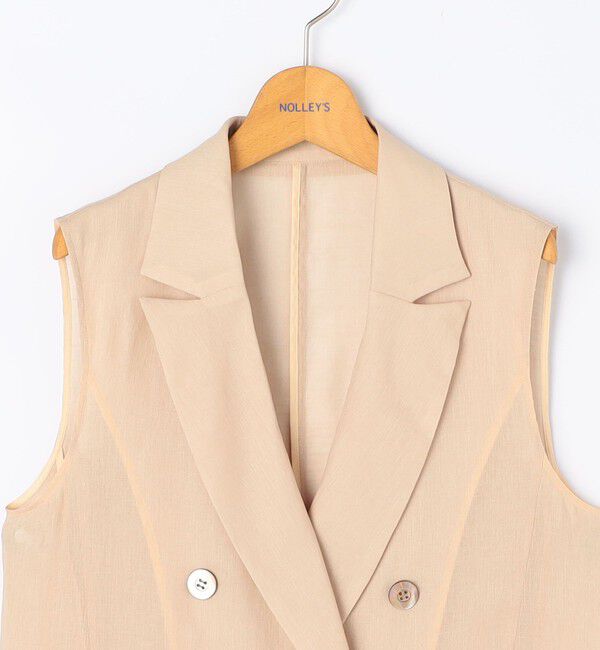 NOLLEY'S「リネン風シアージレ」|ベスト・ジレ|