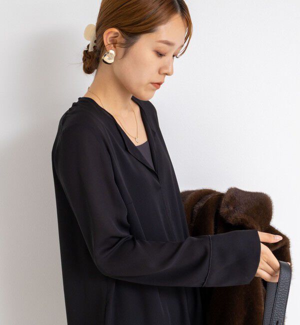 Rie Miller「カフタンシフォンワンピース」|ワンピース|