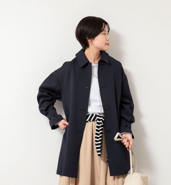 NOLLEY'S「ウォッシャブルトリプルクロス3WAYステンカラーコート」|ステンカラーコート|