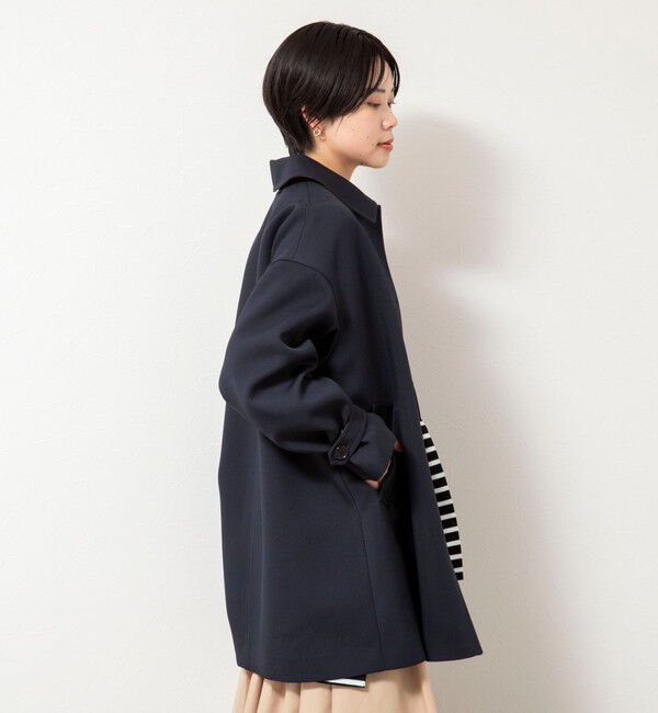 NOLLEY'S「ウォッシャブルトリプルクロス3WAYステンカラーコート」|ステンカラーコート|