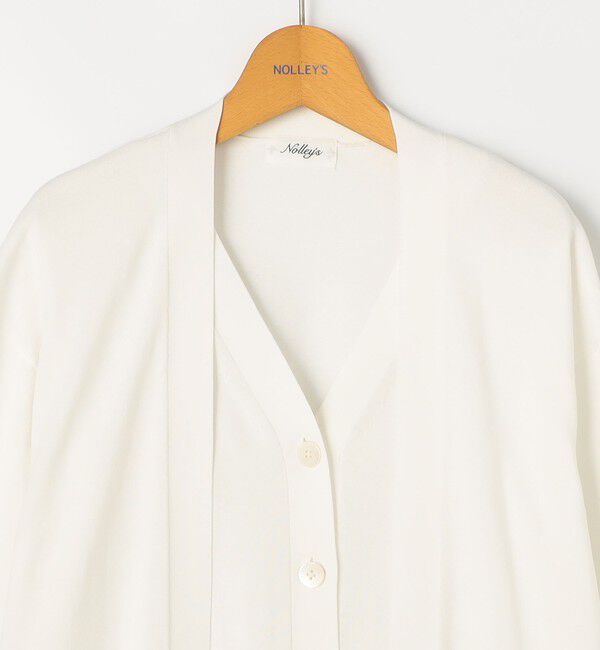 NOLLEY'S「《手洗い可能》ベストドッキングVネックカーディガン」|カーディガン|