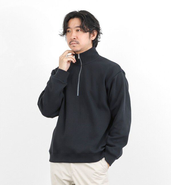 NOLLEY'S goodman「リブダンボール スタンドハーフZip 26SS」|スウェット・ジャージ|