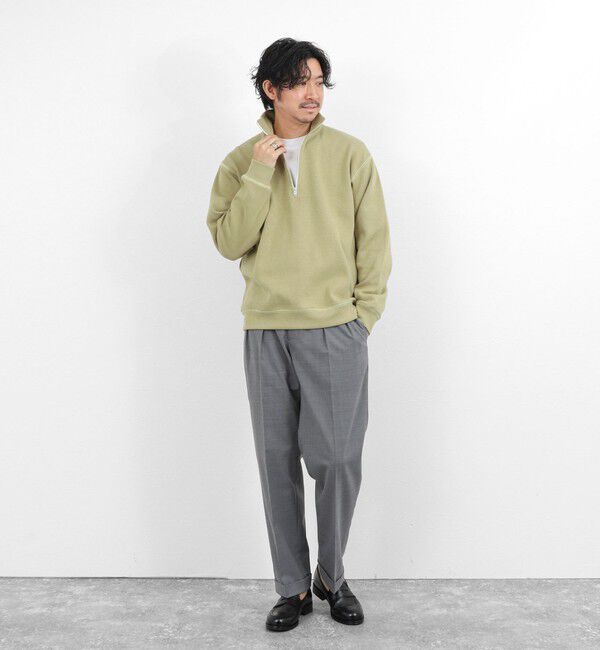 NOLLEY'S goodman「リブダンボール スタンドハーフZip 26SS」|スウェット・ジャージ|