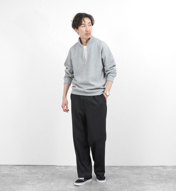 NOLLEY'S goodman「リブダンボール スタンドハーフZip 26SS」|スウェット・ジャージ|