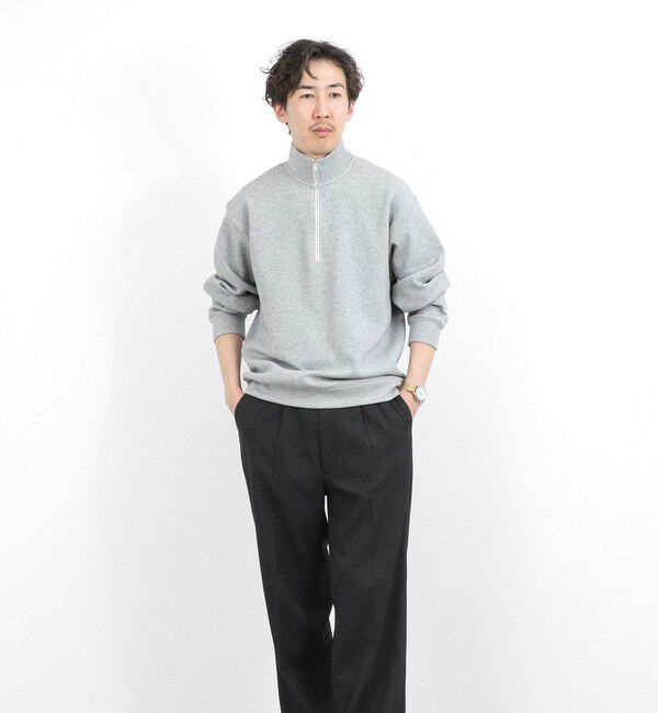 NOLLEY'S goodman「リブダンボール スタンドハーフZip 26SS」|スウェット・ジャージ|