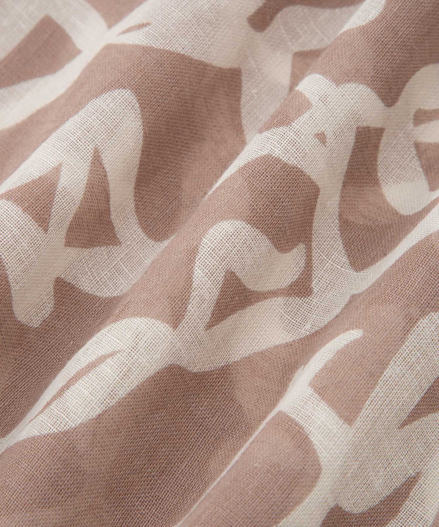 SALON adam et rope'「シーサイドダンサープリントストール」|ストール|