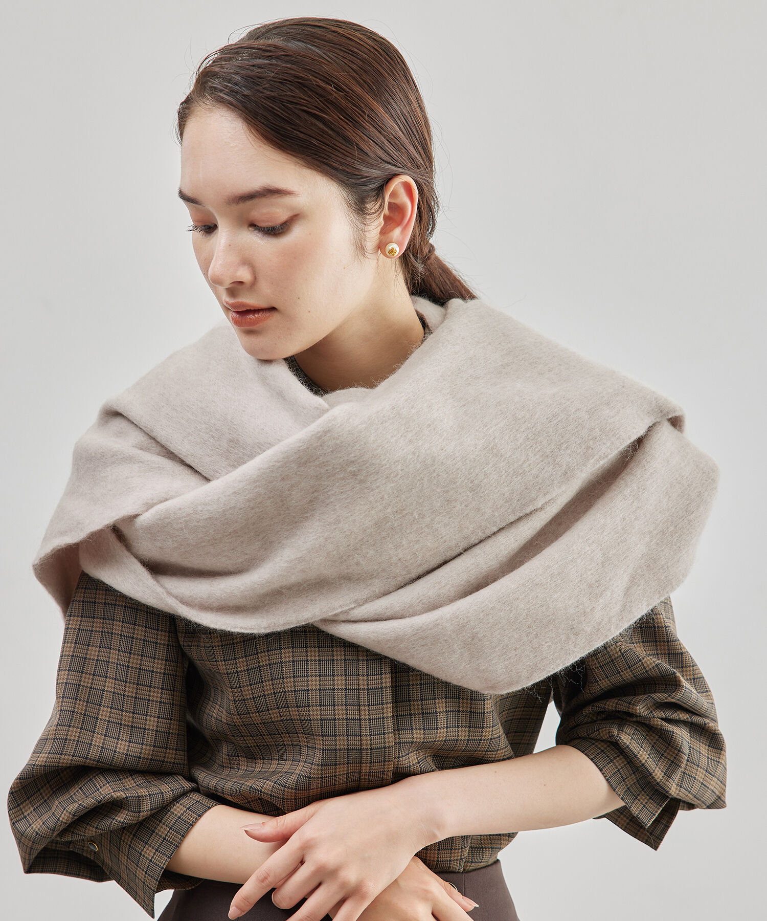 ROP&Eacute;「ウール起毛ストール」|ストール|