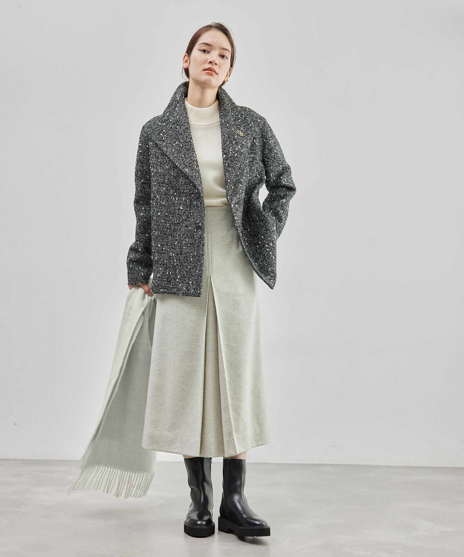 ROP&Eacute;「ウール起毛ストール」|ストール|