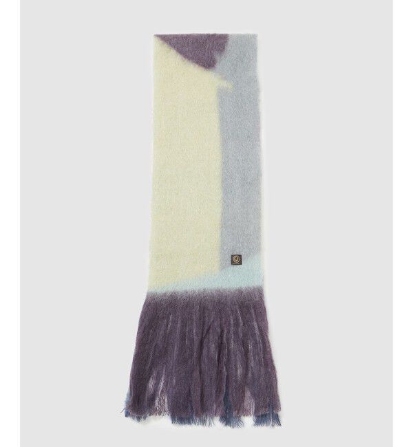 ROPE「【MANTAS EZCARAY(マンタス エスカライ)】 VIEWS MOHAIR STOLE (REF. NIGHT 1-B)」|ストール|ネイビー(40)