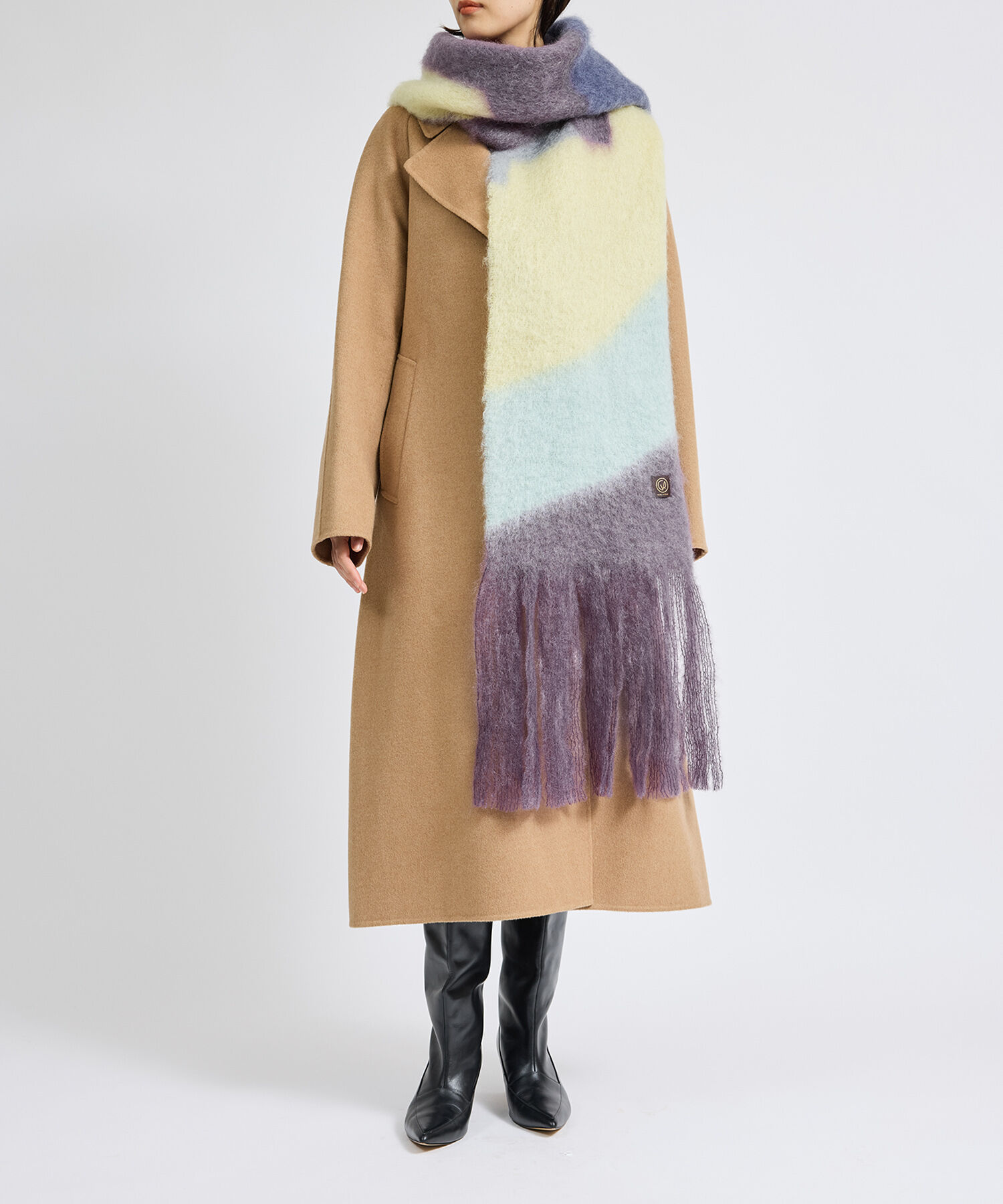 ROPE「【MANTAS EZCARAY(マンタス エスカライ)】 VIEWS MOHAIR STOLE (REF. NIGHT 1-B)」|ストール|