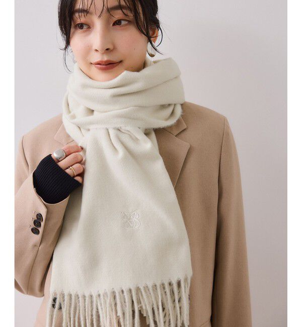 VIS「なめらかタッチ刺繍入りストール」|ストール|