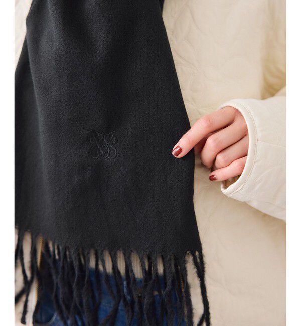 VIS「なめらかタッチ刺繍入りストール」|ストール|