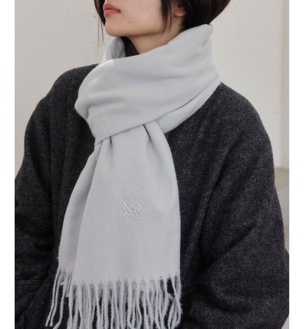 VIS「なめらかタッチ刺繍入りストール」|ストール|