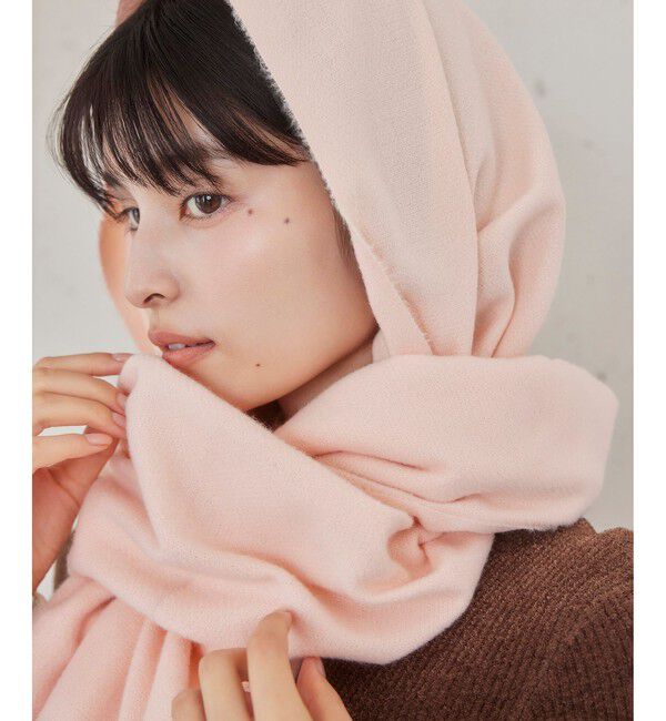 VIS「なめらかタッチ刺繍入りストール」|ストール|