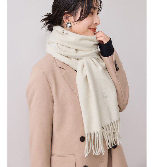 VIS「なめらかタッチ刺繍入りストール」|ストール|
