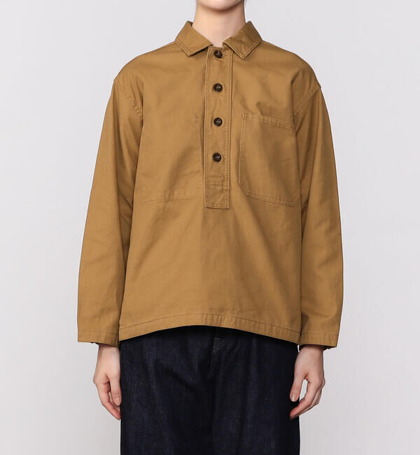 LABOUR AND WAIT「LABOUR AND WAIT | OVERHEAD SHIRT WOMEN」|シャツ・ブラウス|CAMEL