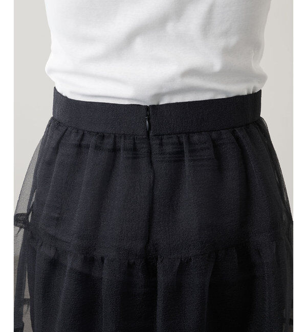  「オーガンジーボリュームスカート」|スカート|