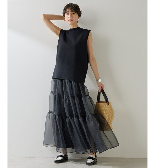  「オーガンジーボリュームスカート」|スカート|