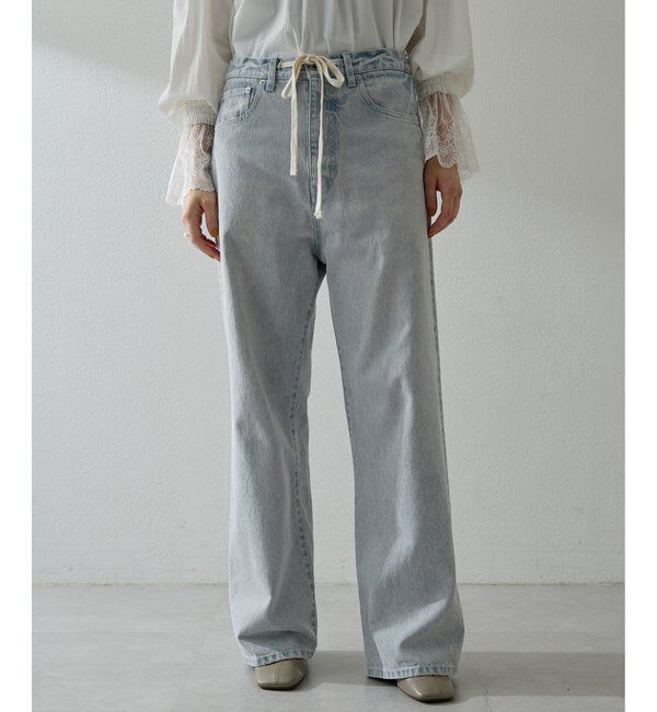  「ドロストデニムパンツ」|チノ|