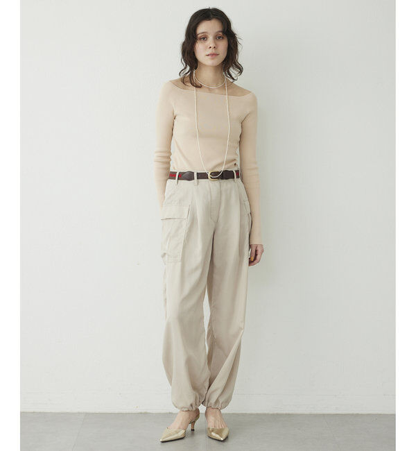 THE PAUSE「【THE PAUSE】オフショルニットプルオーバー」|ニット・セーター|