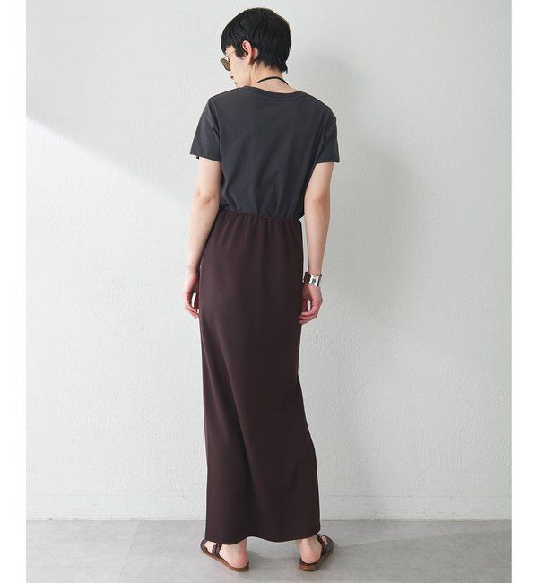  「カットジョーゼットスリットスカート」|スカート|