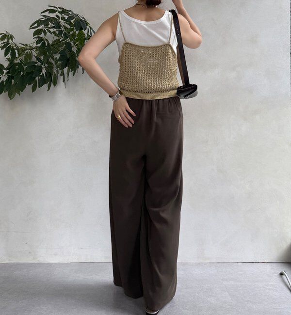  「【WEB限定】ラメニットビスチェ」|ニット・セーター|