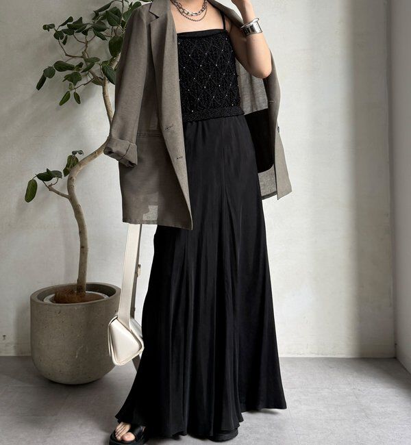  「【WEB限定】ラメニットビスチェ」|ニット・セーター|