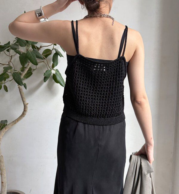  「【WEB限定】ラメニットビスチェ」|ニット・セーター|