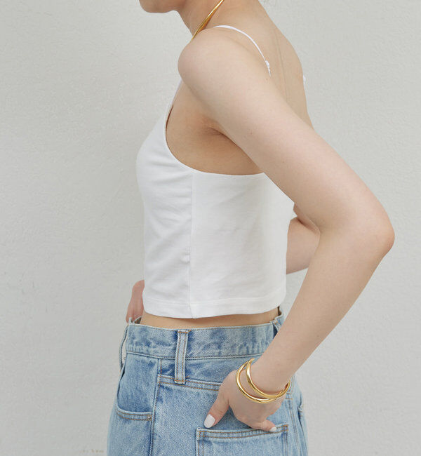  「【La nature linge】ショートベアキャミソール」|Tシャツ・カットソー|